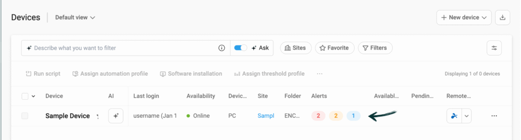 Atera Remote Access Feature