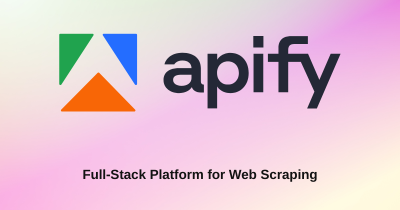 Apify Review: Best Web Scraping Tool in 2025? 1 Апифай