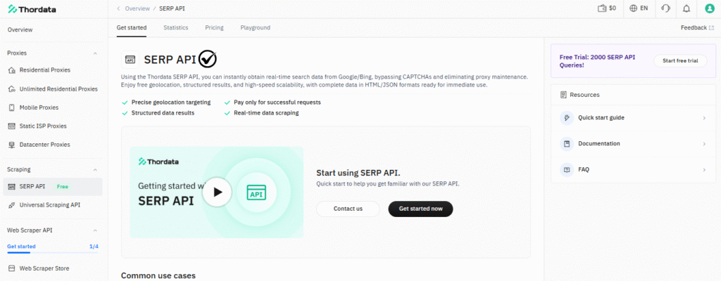 ThorData Review: The Ultimate Guide in 2025 12 Thordata SERP API