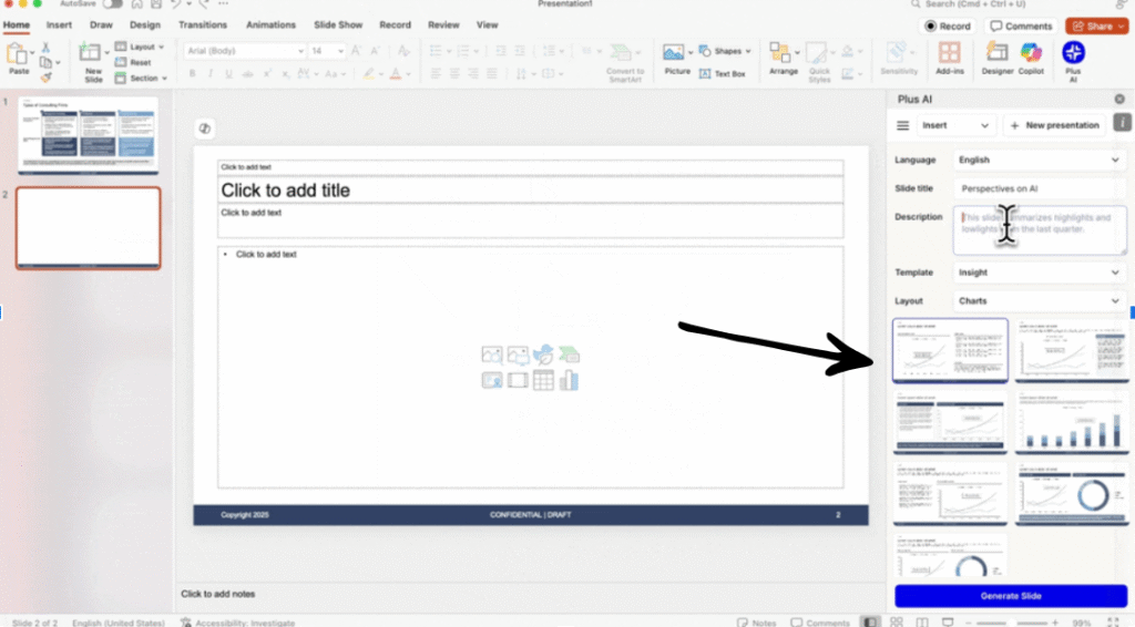 Plus AI Review: Transforming Presentation Workflow in 2025? 8 plus chart generator for presentation