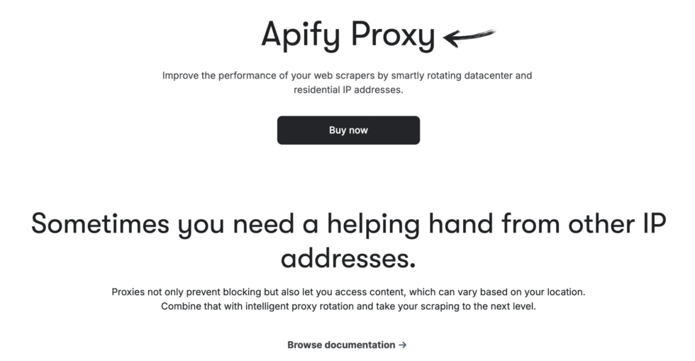 Apify Proxy
