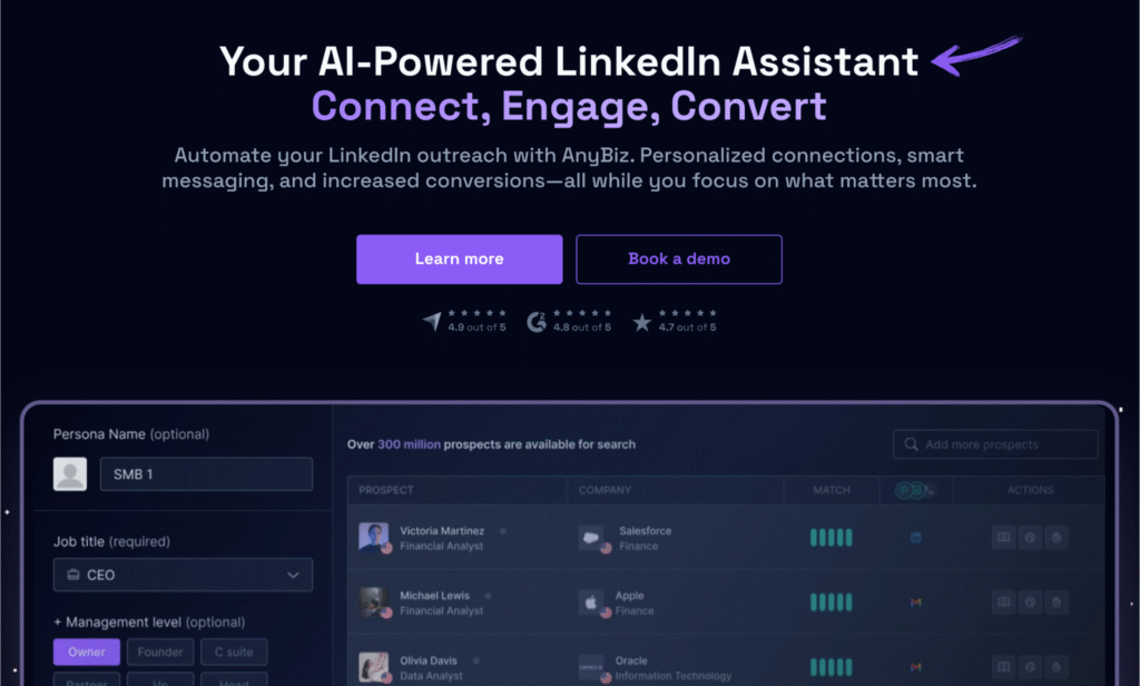 Test d'AnyBiz : le meilleur agent commercial IA en 2025 ? 11 anybiz