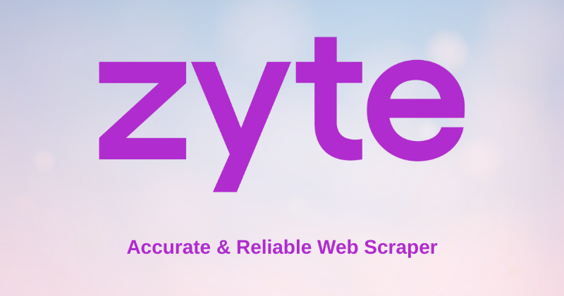 Zyte Review: Ultimate Web Scraper for You in 2025? 1 Zyte 特色图片