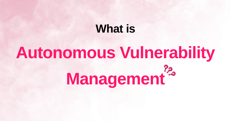 autonomous vulnerability management
