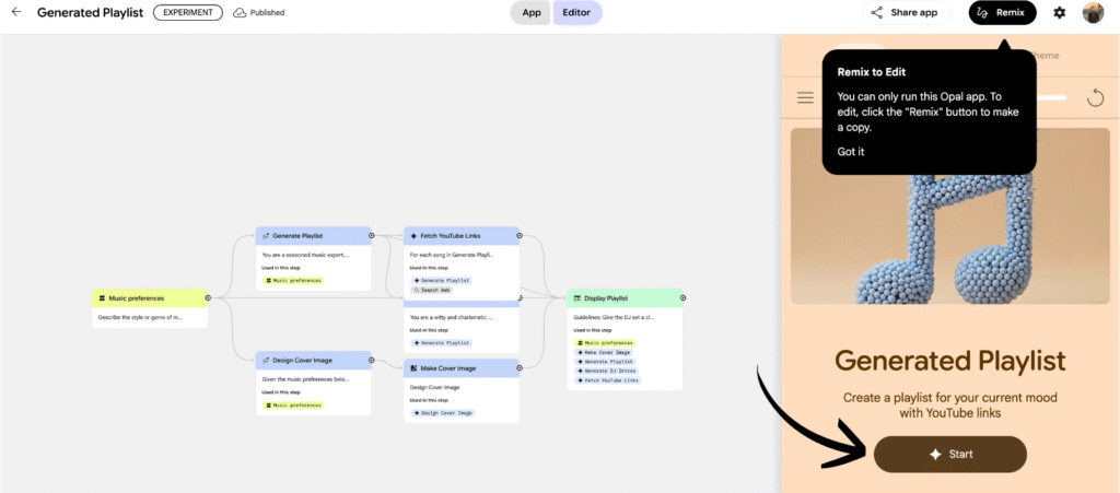 Google Opal Review: Build AI Mini-Apps Instantly in 2025? 10 google opal Generated Playlist