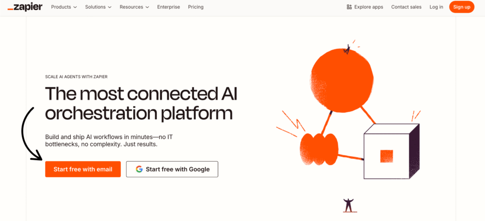 How Zapier Saved Me 15+ Hours a Week — 2026 Review 4 Zapier Homepage