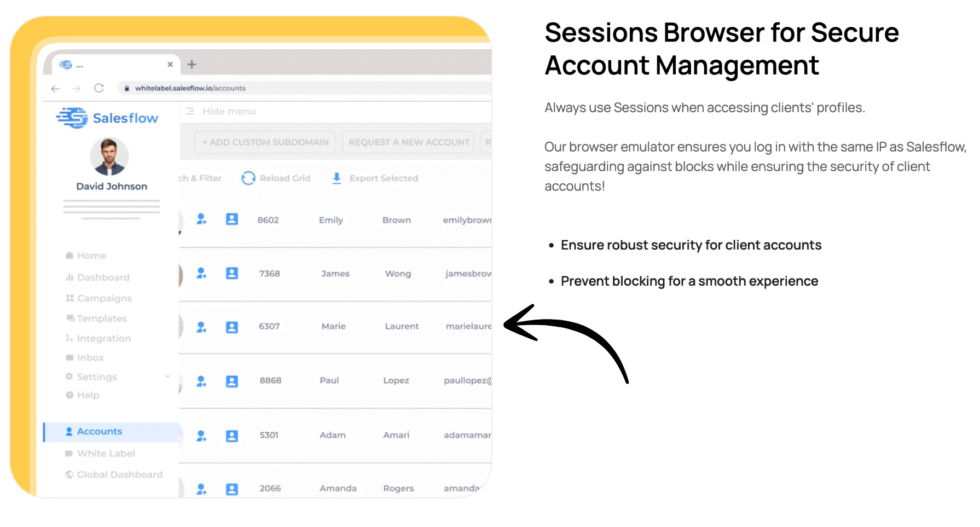 Secure Account Management