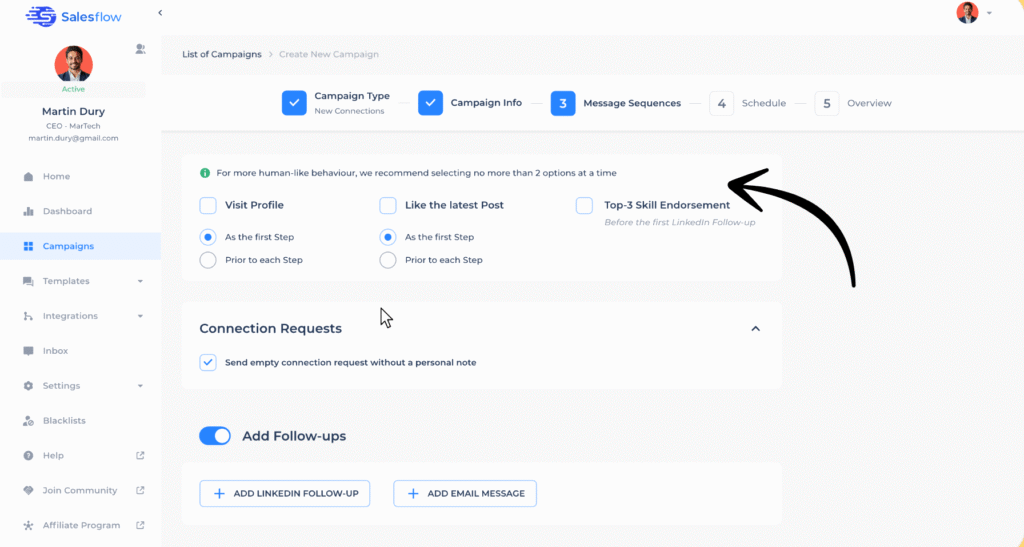salesflow workflow
