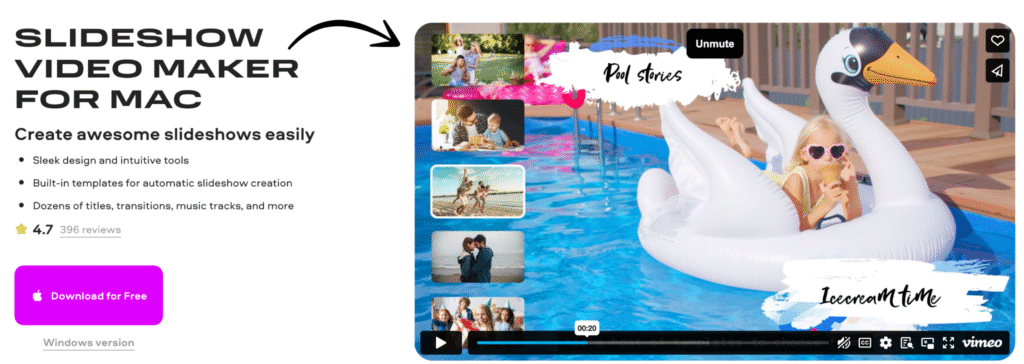 movavi slideshow video maker